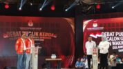 Suasana Debat Publik Kedua Calon Gubernur dan Wakil Gubernur Sulsel