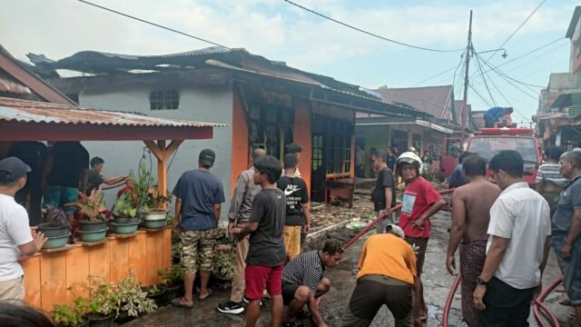Potret Rumah Warga Kebakaran